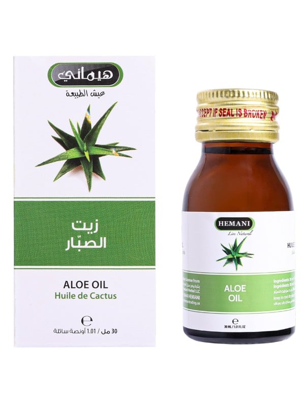 Hemani Aloe Oil Lightweight Hair and Skin Moisturizing Oil 30 ml