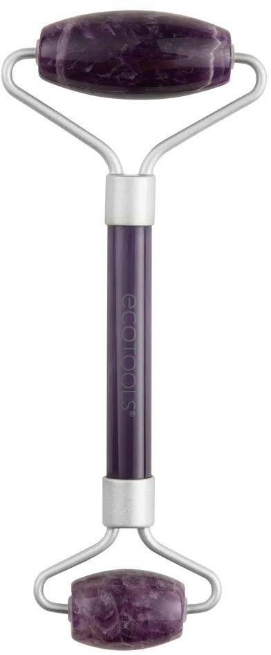 EcoTools Amethyst Facial Roller Dual-Ended Massage Tool, 1 Count