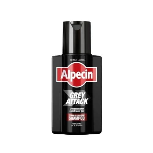 Alpecin Gray Attack Caffeine Shampoo Darkening Hair Pigment Formula 200ml
