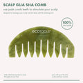EcoTools Scalp Gua Sha Comb Jade Scalp Massage Tool 1 Count
