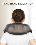 Renpho Shiatsu Neck and Shoulder Massager with Heat, 8 Kneading Nodes, 3 Speeds