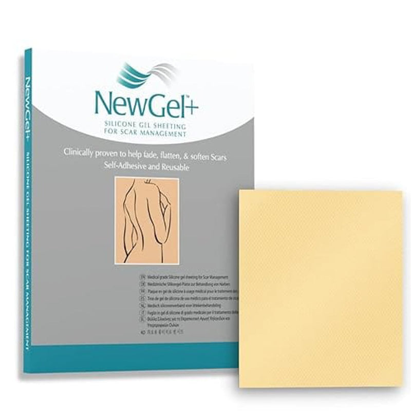 NewGel+ Beige Silicone Gel Sheet, Self-Adhesive and Reusable, 1 Sheet