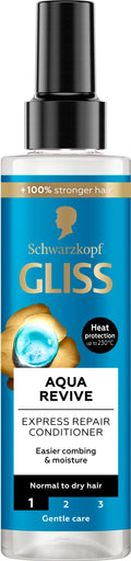 Gliss Aqua Revive Spray Conditioner Hyaluronic Complex Seaweed 200ml
