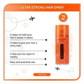 Morphos Ultra Strong Hairspray Strong Hold Anti-Frizz Finish 75ml