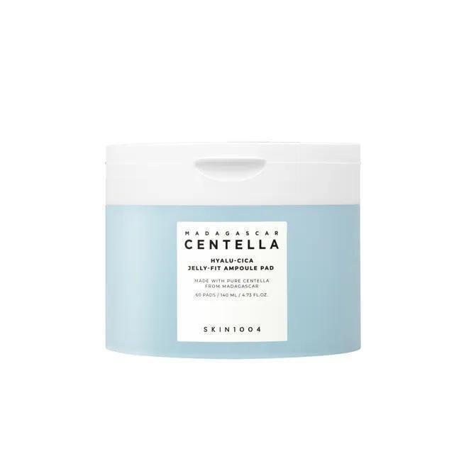 SKIN1004 Centella Hyalu-Cica Jelly-Fit Ampoule Pads PHA Hyaluronic Acid 60 Pads