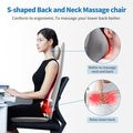 Renpho Shiatsu Neck and Back Massager Seat with Heat, Vibration and Kneading, White