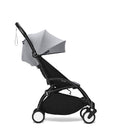 Stokke YOYO3 6+ Stroller Frame and Color Pack, Black Frame, Stone, 6 Months+