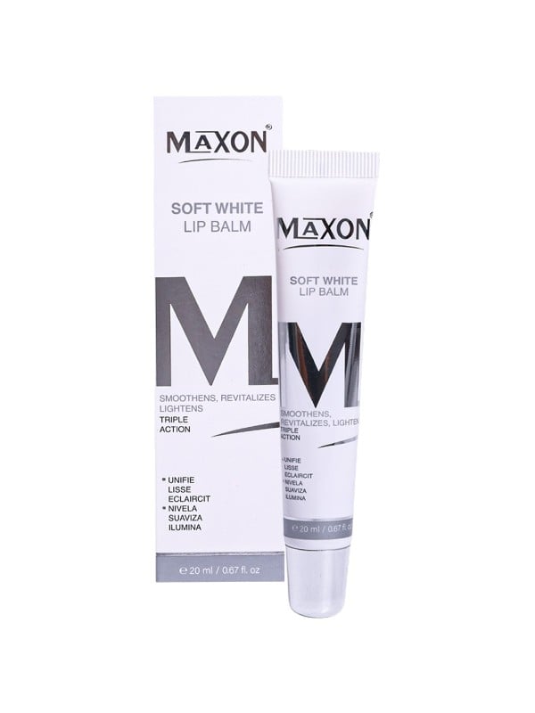 Maxon Soft White Brightening Lip Balm Alpha Arbutin Kojic Acid 20 ml