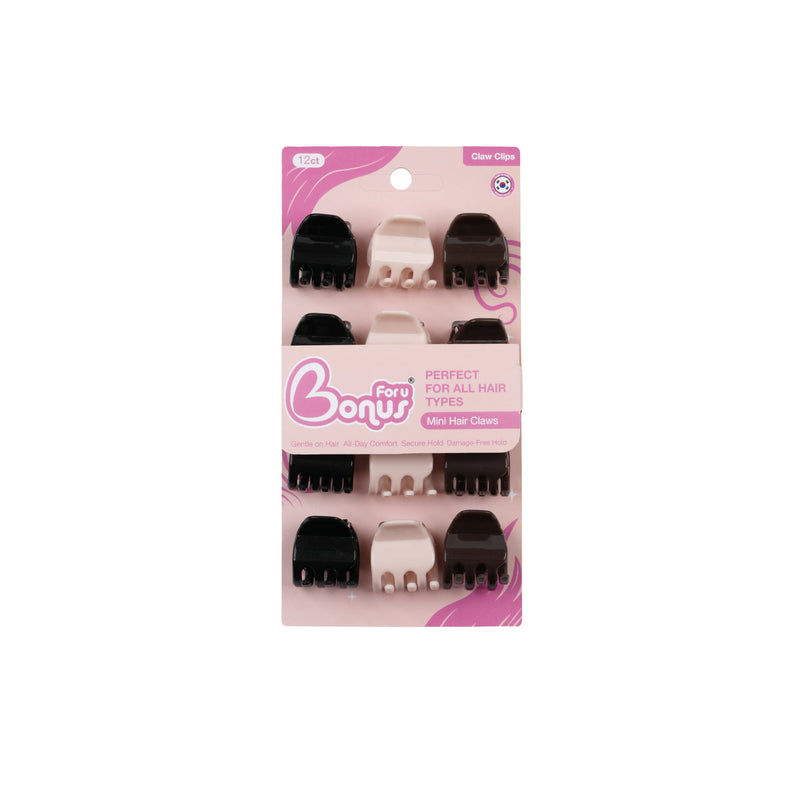 Small Matte Hair Clips HC-001