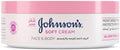 Johnson's Soft Cream Face and Body Moisturizer Shea Butter 24H Hydration 300ml