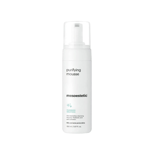 Mesoestetic Purifying Mousse Facial Cleanser with Salicylic and Lactic Acid