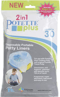 Potette Disposable Portable Potty Liners, Lightly Scented, 30 Pack
