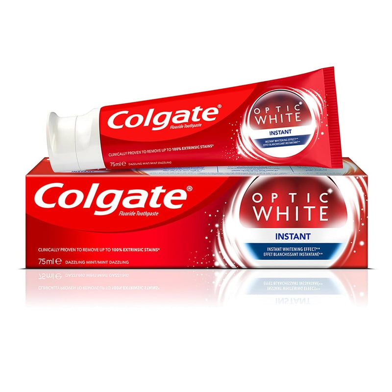 Colgate Optic White Brightening Toothpaste Sodium Fluoride 0.32% 75 ml