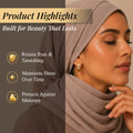 AURI Thicker Hoop Earrings Cutout Design Zircon Accents 18K Gold-Plated 316L Stainless Steel 1 Pair
