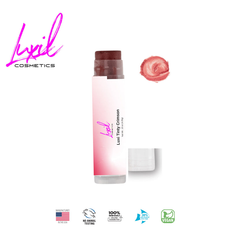 Luxil Tinty Crimson Lip Balm Hydrating Creamy Tint 4.25 g