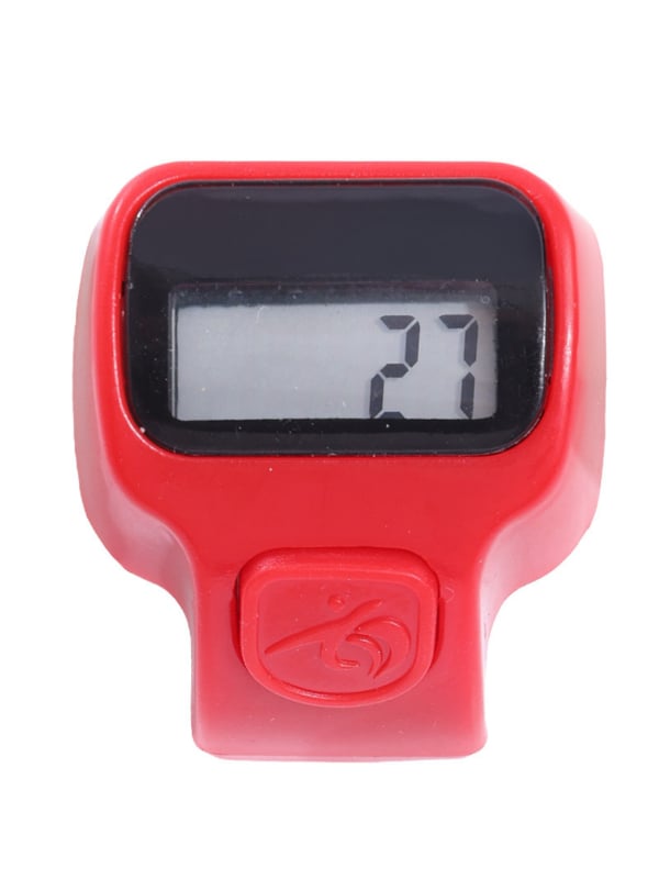 Electronic Prayer Beads Ring Digital Tally Counter Adjustable Strap Assorted Colors
