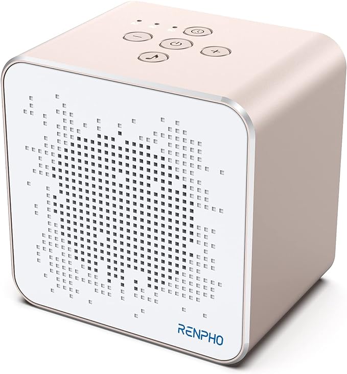 RENPHO Sleep Sound Machine Pink, 36 Soothing Sounds, Timer and Headphone Jack