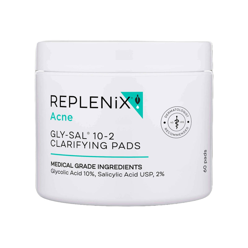 Replenix Gly-Sal 10-2 Clarifying Face Pads Glycolic Acid 10% Salicylic Acid 2% 60 Pads