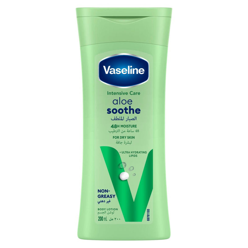 Vaseline Intensive Care Aloe Soothe Body Lotion Moisturizer with Aloe Vera 200ml