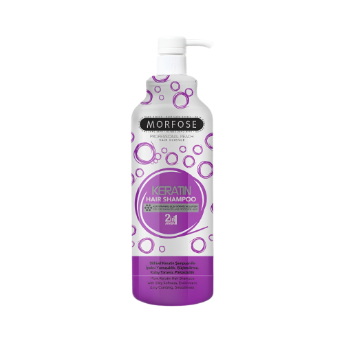 Morphos 2-in-1 Keratin Shampoo Cleansing and Conditioning Formula for Damaged Hair 1000ml