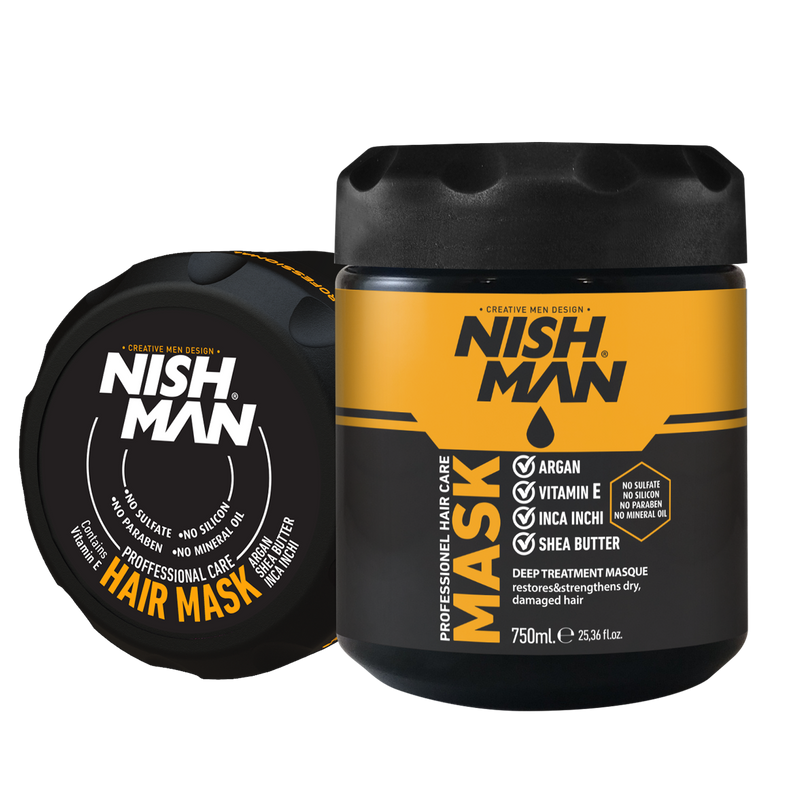 Nishman Inca Inci Complex Hair Mask with Argan, Vitamin E and Shea Butter 750 ml
