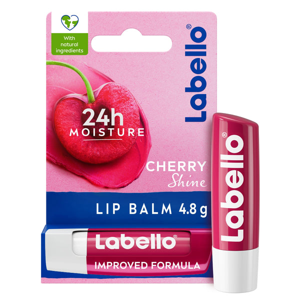 Labello Moisturizing Lip Balm Cherry Shine Fruity Cherry Aroma