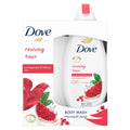 Dove Go Fresh Reviving Body Wash Creamy Formula Pomegranate Hibiscus Tea 250 ml with Loofah