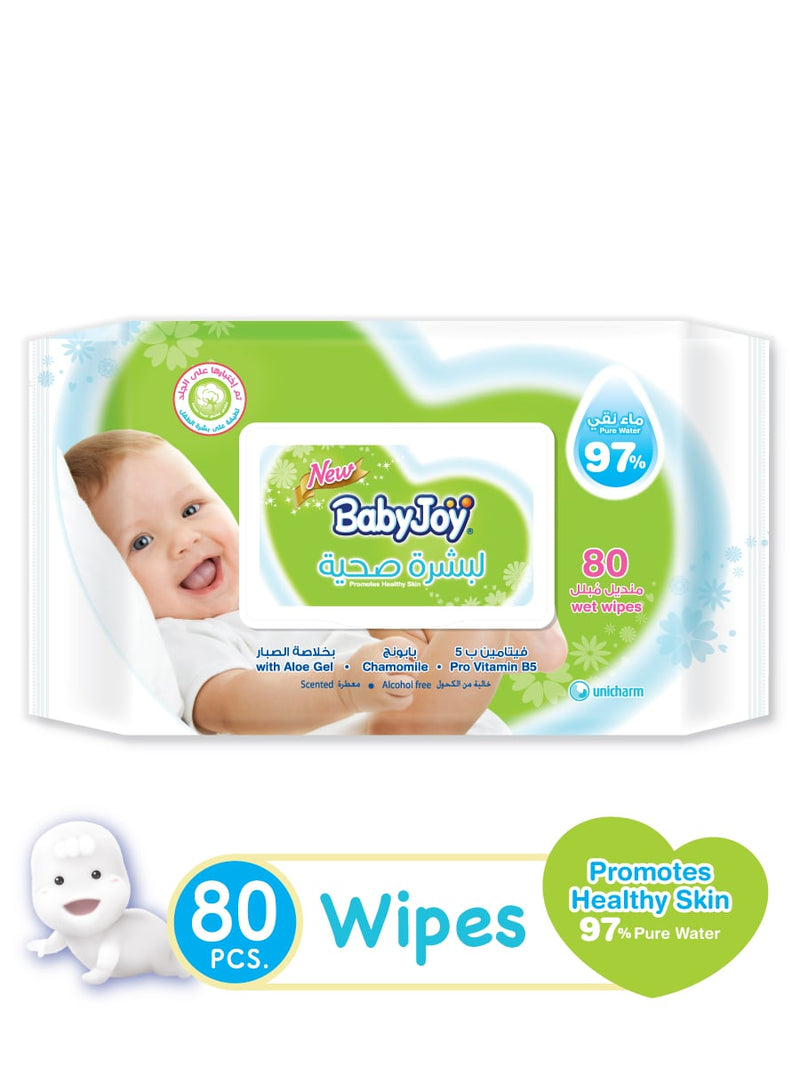 Baby Joy Baby Wipes Gentle Formula 80 Pieces