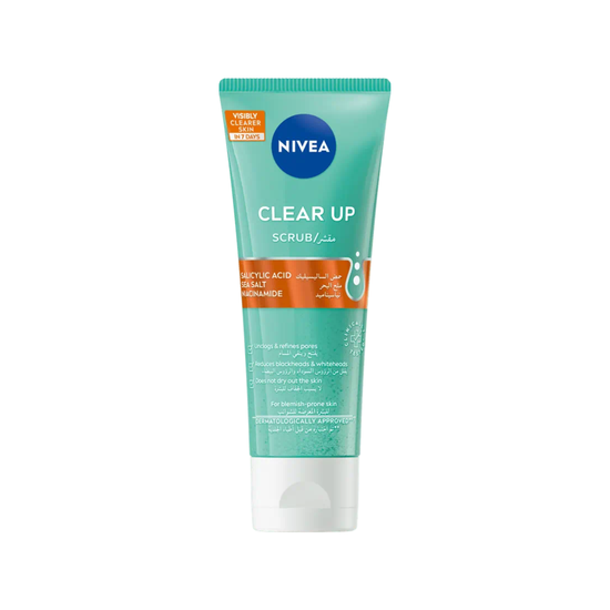NIVEA Acne Facial Scrub Gentle Exfoliating Face Scrub for Breakout-Prone Skin 75ml