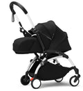 Stokke YOYO3 Newborn Pack 0+ Stroller, White Frame, Black, Birth to 9 kg