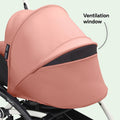 Stokke YOYO3 Newborn Pack 0+ Stroller, White Frame, Black, Birth to 9 kg