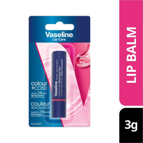 Vaseline Lip Color Stick Petroleum Jelly Blooming Pink 3 g
