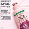 Garnier Ultra Doux Grape Water & Grape Seed Oil Hair Cream Moisturizing Nourishing Formula 200ml