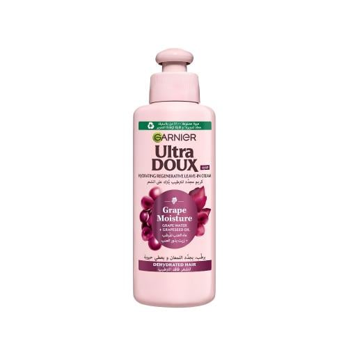 Garnier Ultra Doux Grape Water & Grape Seed Oil Hair Cream Moisturizing Nourishing Formula 200ml
