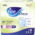 Fine Care X-Large Disposable Pull-Up Pants, DermaPro7 Absorbency, Unisex, Size 14