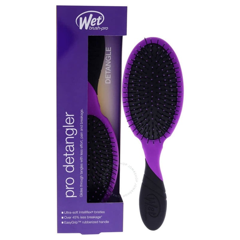 Wet Brush Pro Detangler Hair Brush Flexible Intelliflex Bristles Purple