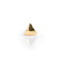 Studex Metal Stud Earrings 316 Stainless Steel 24K Gold Plated 1 Pair