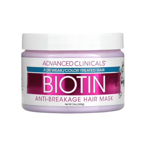 advanced clinicals Biotin Anti-Breakage Hair Mask for Damaged Hair, 340g