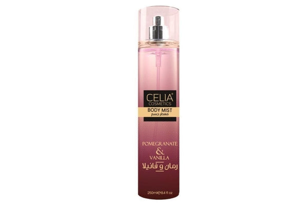 Celia Pomegranate & Vanilla Body Mist Spray Fresh Fragrance