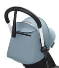 Stokke YOYO3 Stroller Bundle 6+ Months White Frame Aqua With Anti-UV Canopy