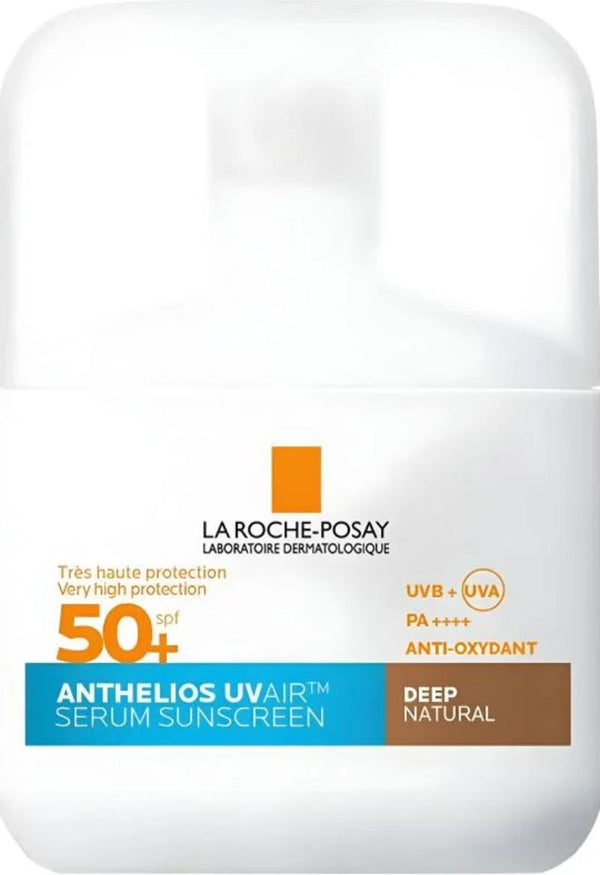 La Roche-Posay Anthelios UVAIR Tinted Serum Sunscreen SPF50+ Deep, Hyaluronic Acid, 50 ml