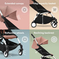 Stokke YOYO3 Stroller with YOYO Color Pack 6+ White Frame Ginger