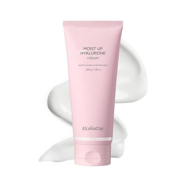 Elisha Coy Moist Up Hyalurone Cream Hydrating Face Cream Lotus Extract Rose Complex 200g