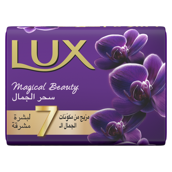 LUX Magical Beauty Soap Bar Floral Fragrance Black Orchid Juniper Oil 120 g