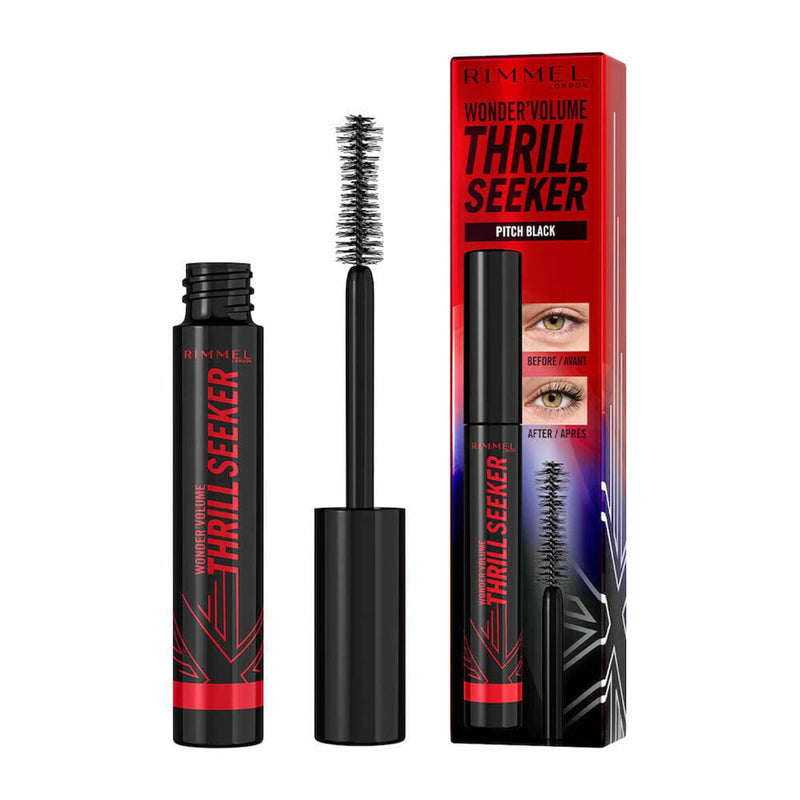 Rimmel Volume Thrill Seeker Mascara Volumizing Ultra-Black Pitch Black