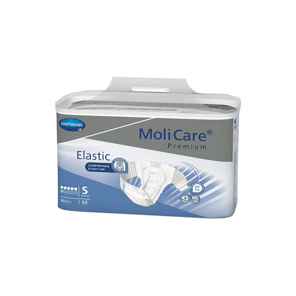 MoliCare Premium Elastic Slip Diapers 6 Drops Small 30 Pieces