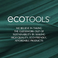EcoTools On-The-Go Style Makeup Brush Kit, 4-Piece Vegan Synthetic Travel Set with Makeup Brush Bag