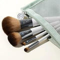 EcoTools On-The-Go Style Makeup Brush Kit, 4-Piece Vegan Synthetic Travel Set with Makeup Brush Bag