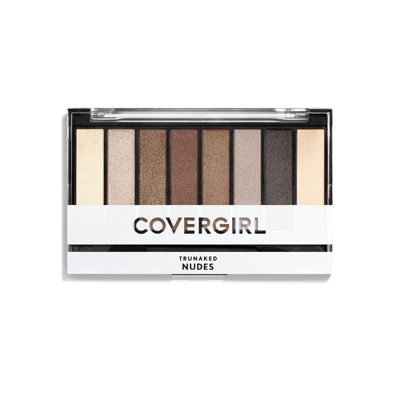 CoverGirl TruNaked Nudes Eyeshadow Palette, Blendable Matte and Shimmer, 8 Shades, 6.5 g