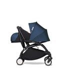 Stokke YOYO2 Stroller Frame with Newborn Pack, Black Frame, Blue, Birth to 9 kg